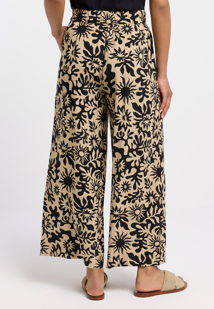LOGGAN PRINT PANTS "SAND"