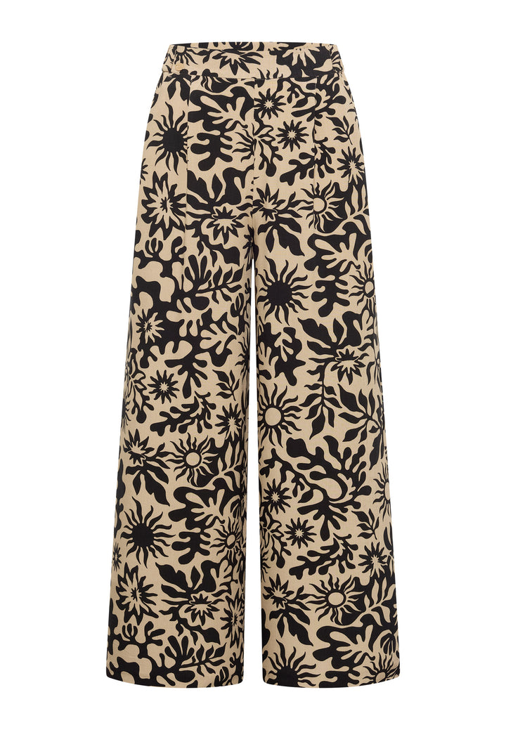LOGGAN PRINT PANTS "SAND"