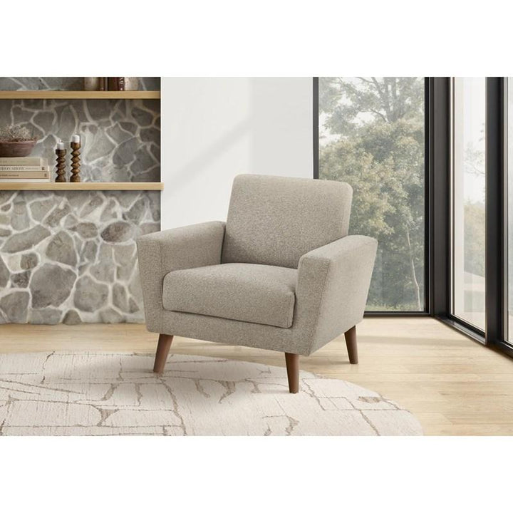 LUMOS ACCENT CHAIR "LIGHT BROWN"