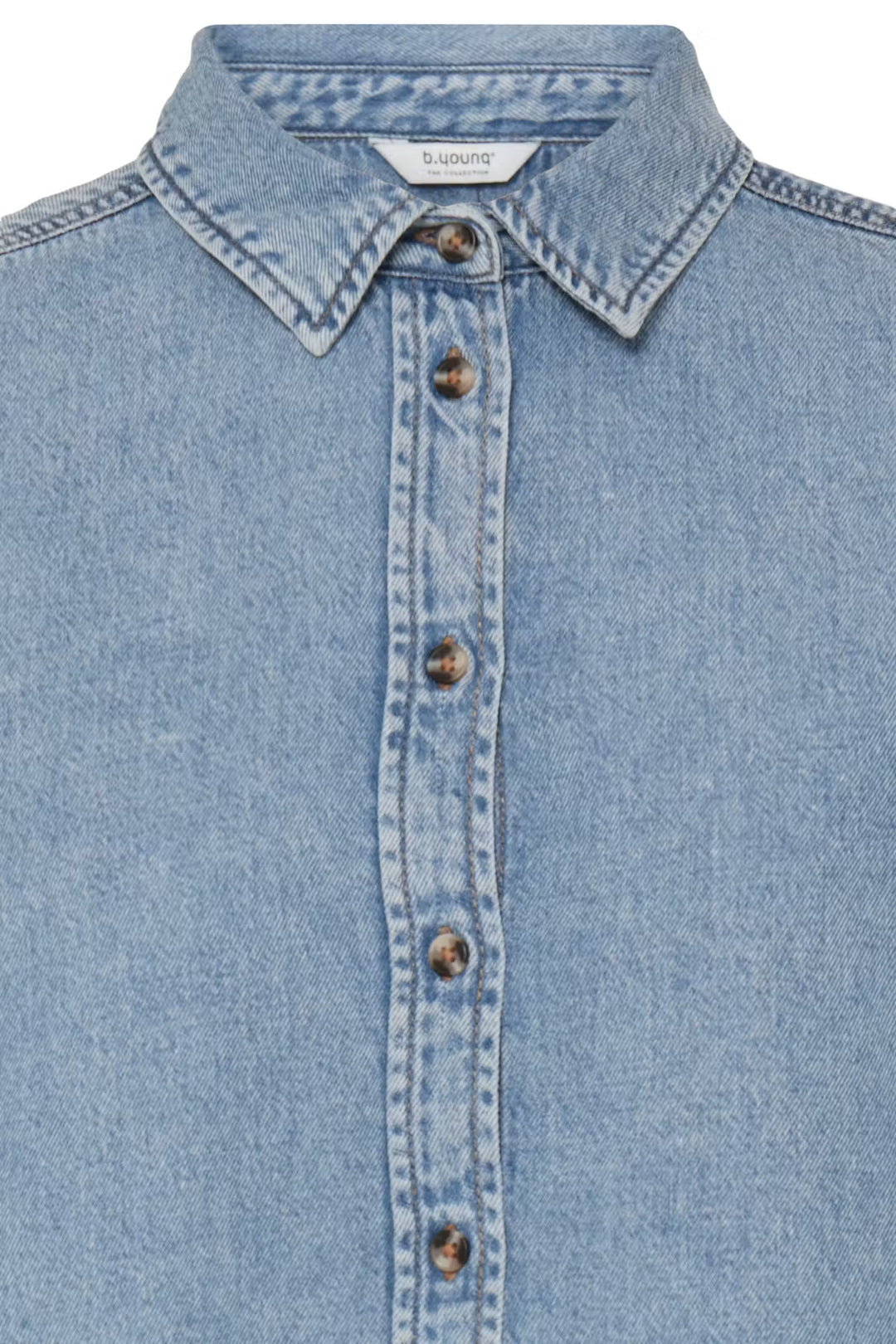 BYLEVENA SHIRT "LIGHT BLUE DENIM"
