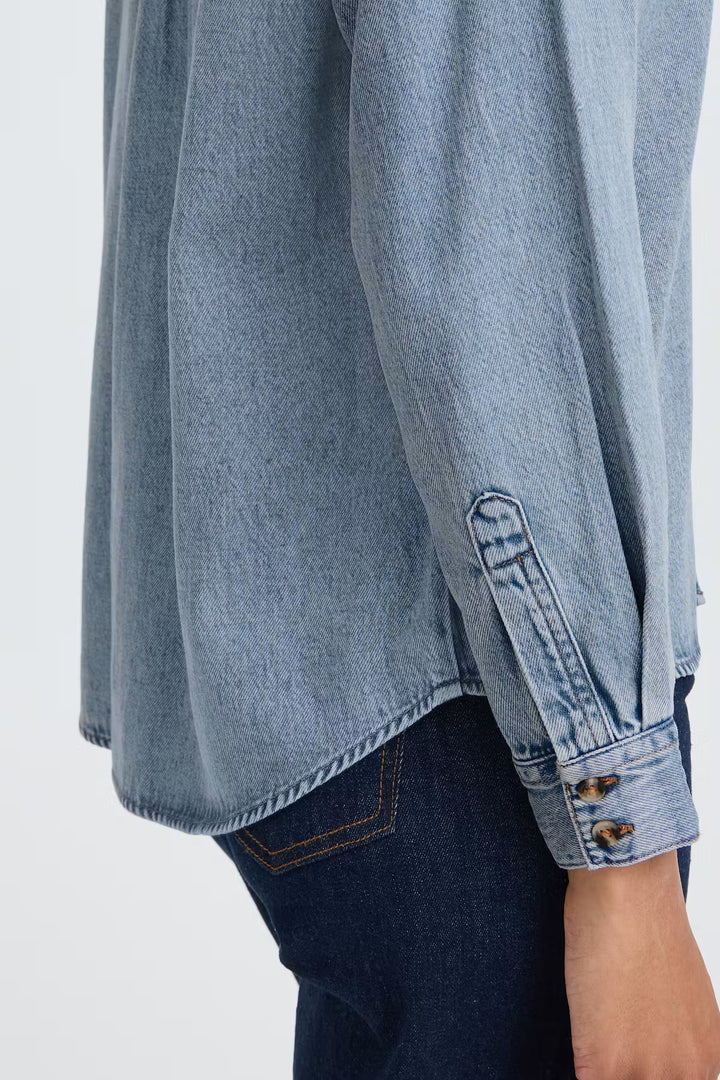BYLEVENA SHIRT "LIGHT BLUE DENIM"