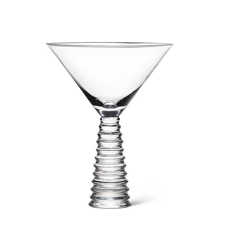 STACK BASE MARTINI GLASS - 5.5''H (8OZ)