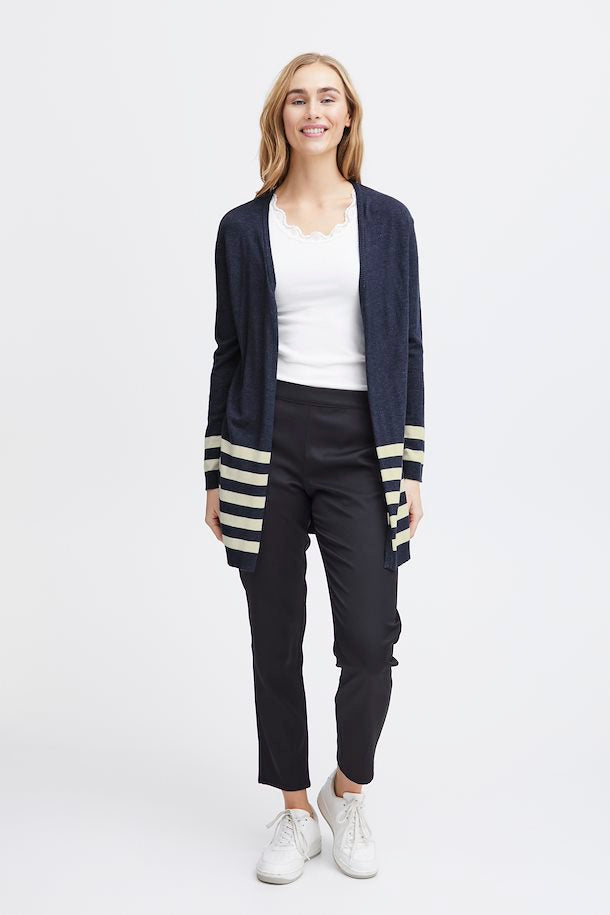 FRMELANI CARDIGAN "Navy Blazer Mix"
