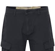 MEN'S BLEND WOVEN SHORTS in Oyster Gray and Black