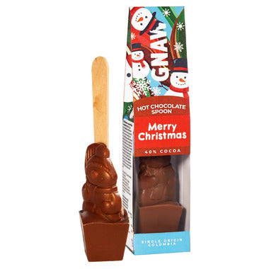 MERRY CHRISTMAS SNOWMAN HOT CHOCOLATE SPOON 40G