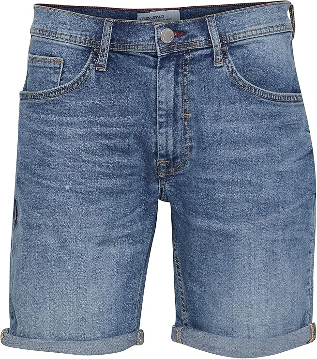 BHTWISTER DENIM SHORTS "MIDDLE BLUE"