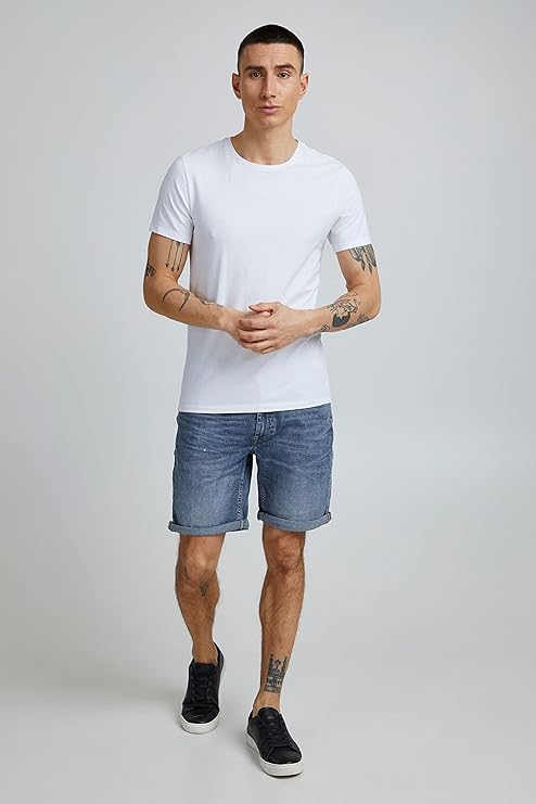 BHTWISTER DENIM SHORTS "MIDDLE BLUE"