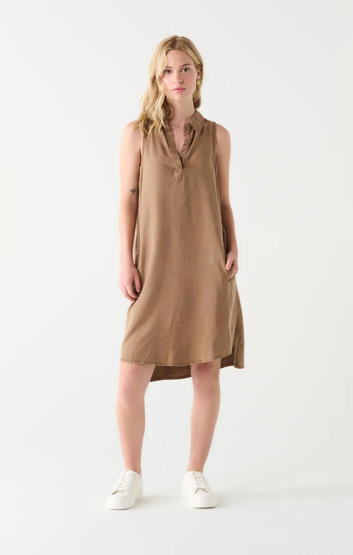 A-LINE TENCEL MINI DRESS