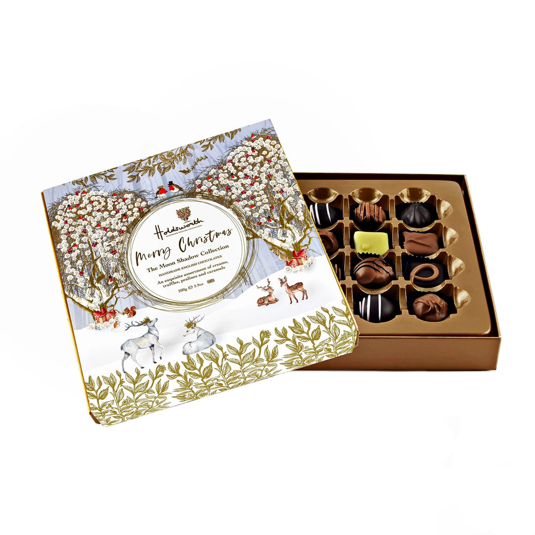 LUXURY MERRY CHRISTMAS CHOCOLATE GIFT BOX 200G