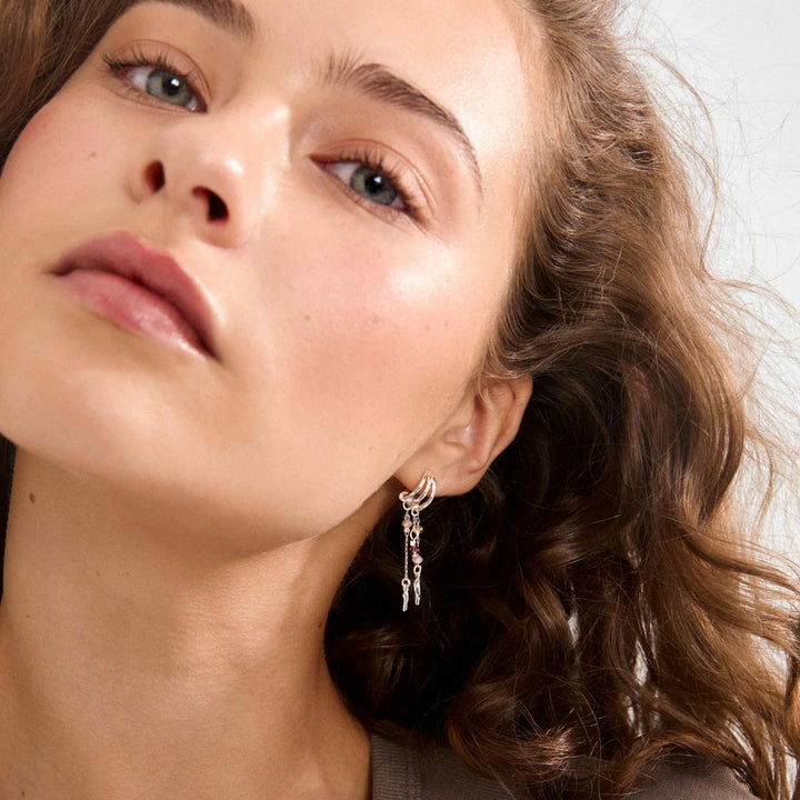 MORIN EARRINGS "SILVER PLATED"