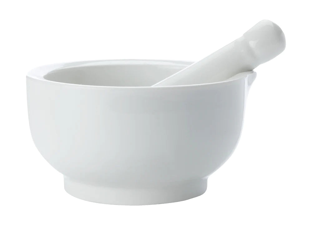 MAXWELL & WILLIAMS MORTAR AND PESTLE - WHITE