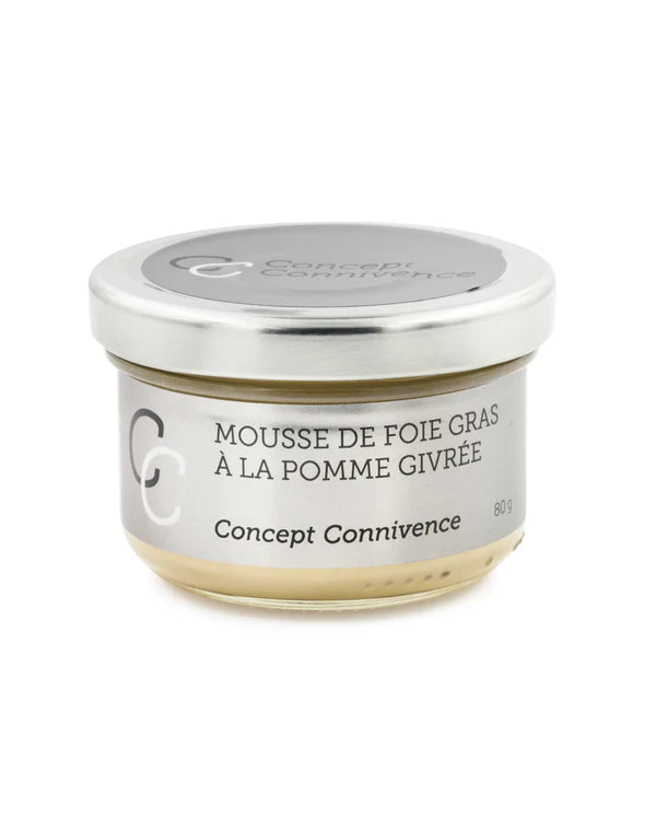 Concept Connivence - MOUSSE DE FOIE FRAS A LA POMME GIVREE