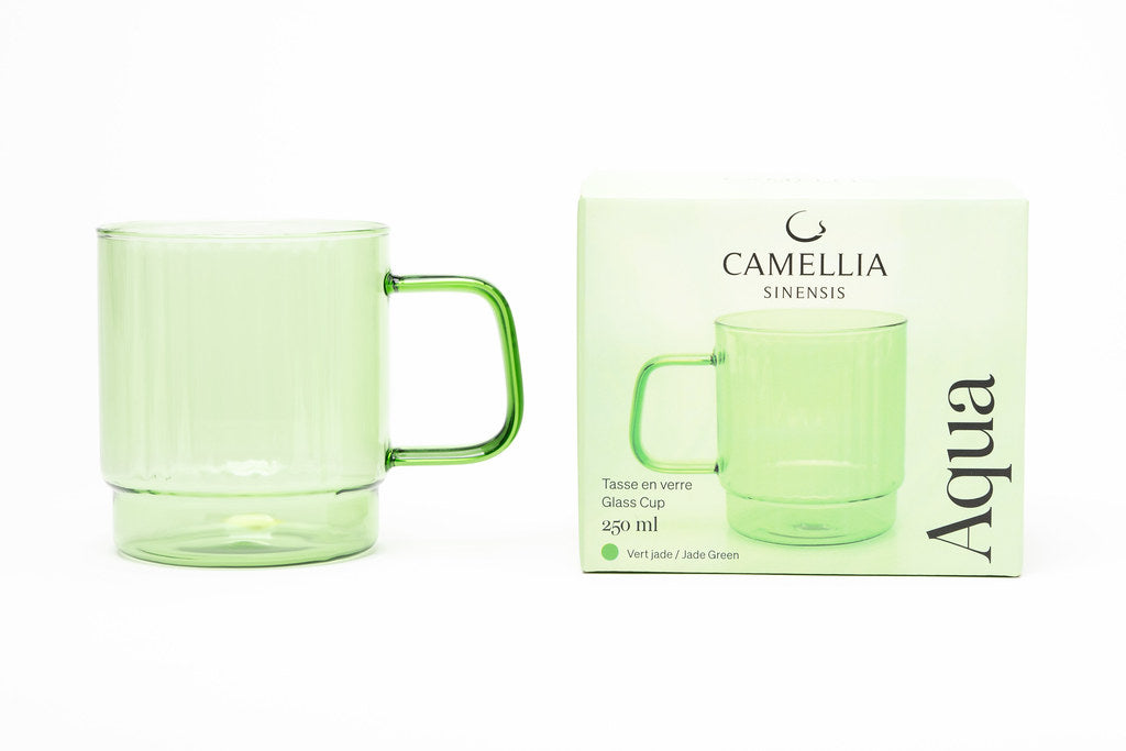 GLASS CUP |  AQUA - JADE GREEN