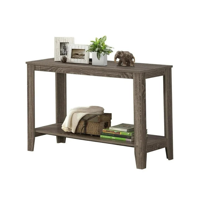 NARROW ACCENT/MEDIA TABLE 44’’ "DARK TAUPE"