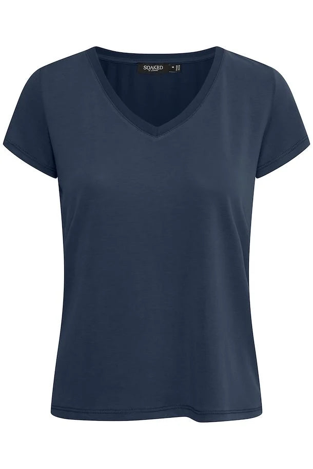 Soaked in Luxury Columbine V-Neck T-Shirt
