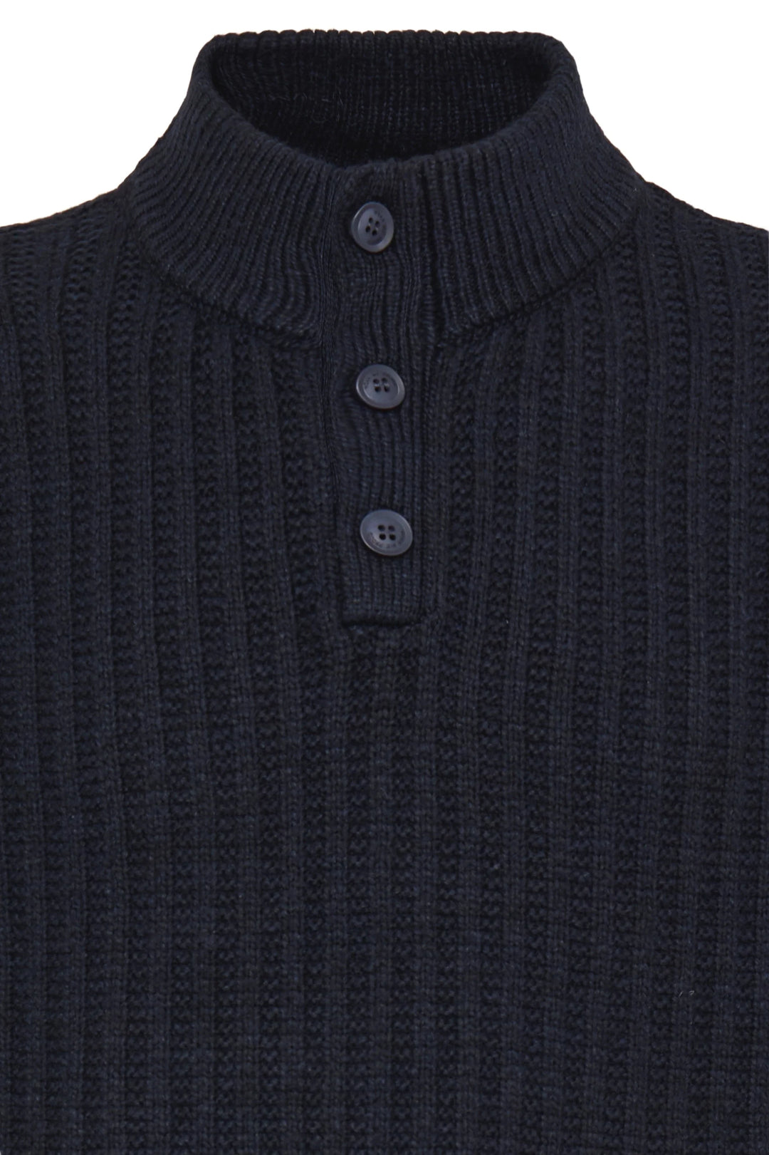 BHDEXTER BUTTON SWEATER "DARK NAVY"
