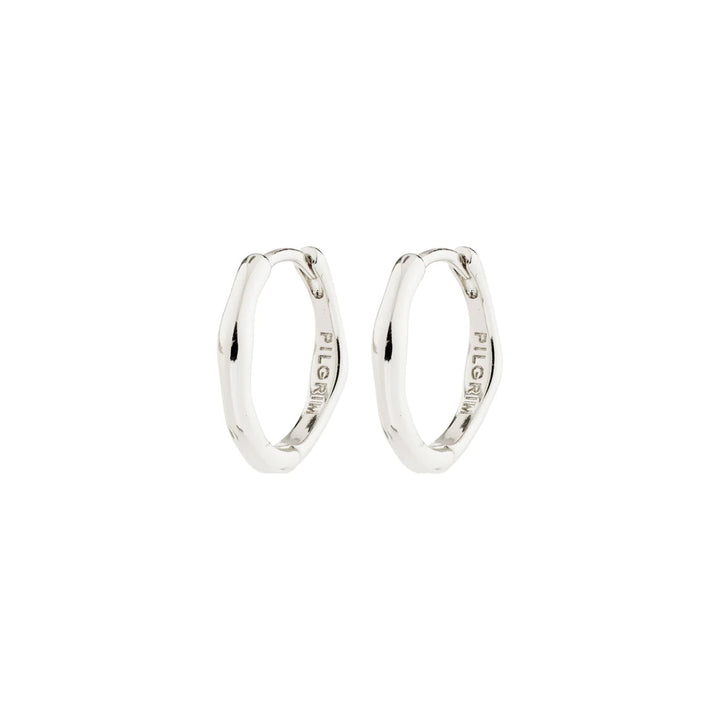 NOVA HOOP EARRINGS "SILVER PLATED"