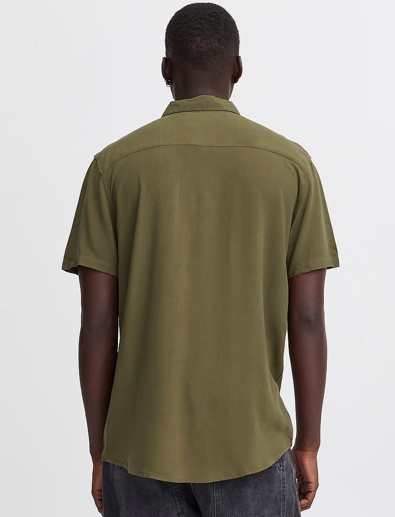 BHELLIOT SHIRT "OLIVE NIGHT"