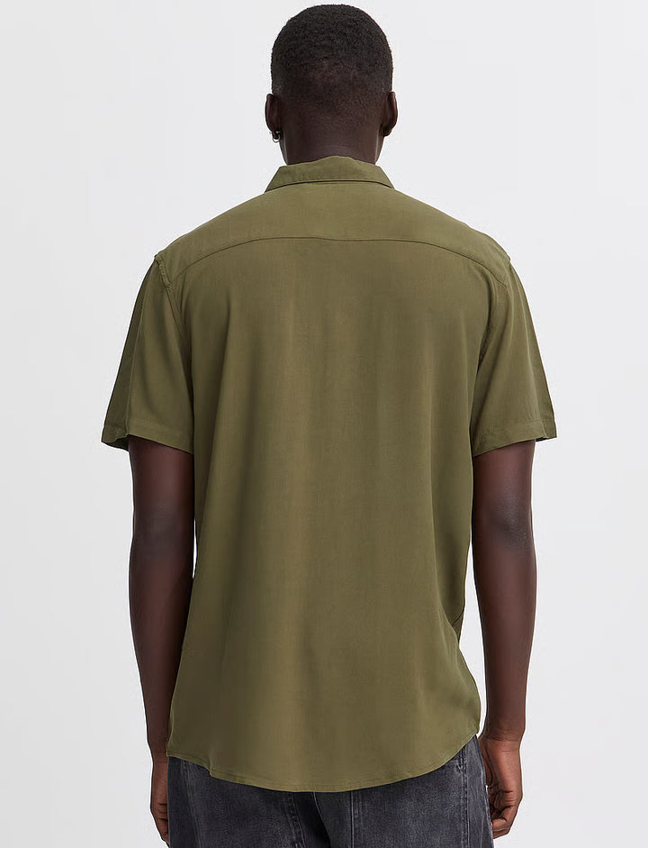 BHELLIOT SHIRT "OLIVE NIGHT"