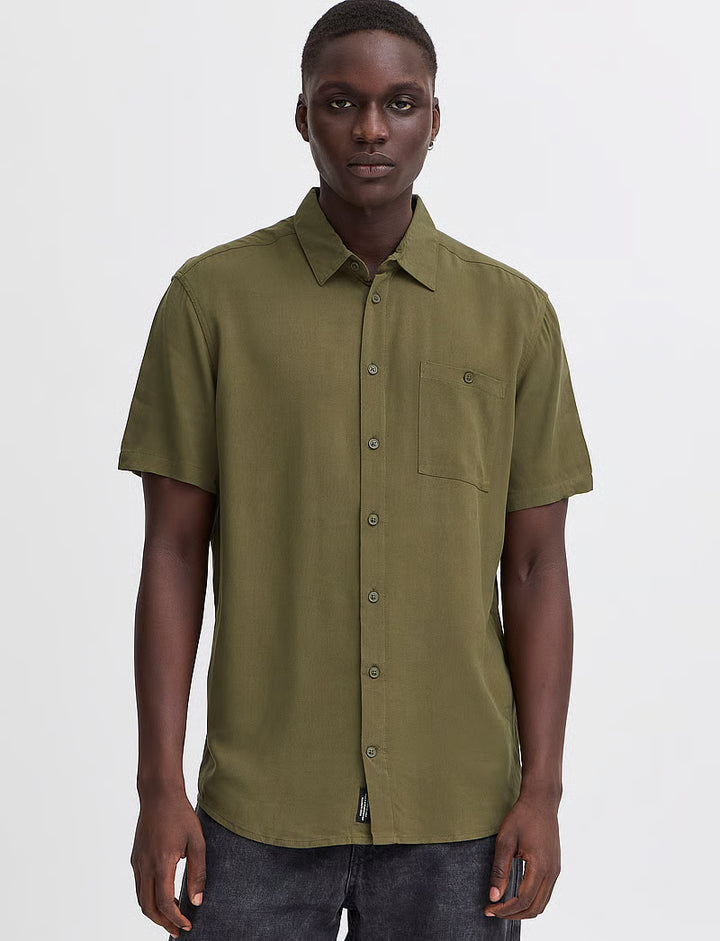 BHELLIOT SHIRT "OLIVE NIGHT"