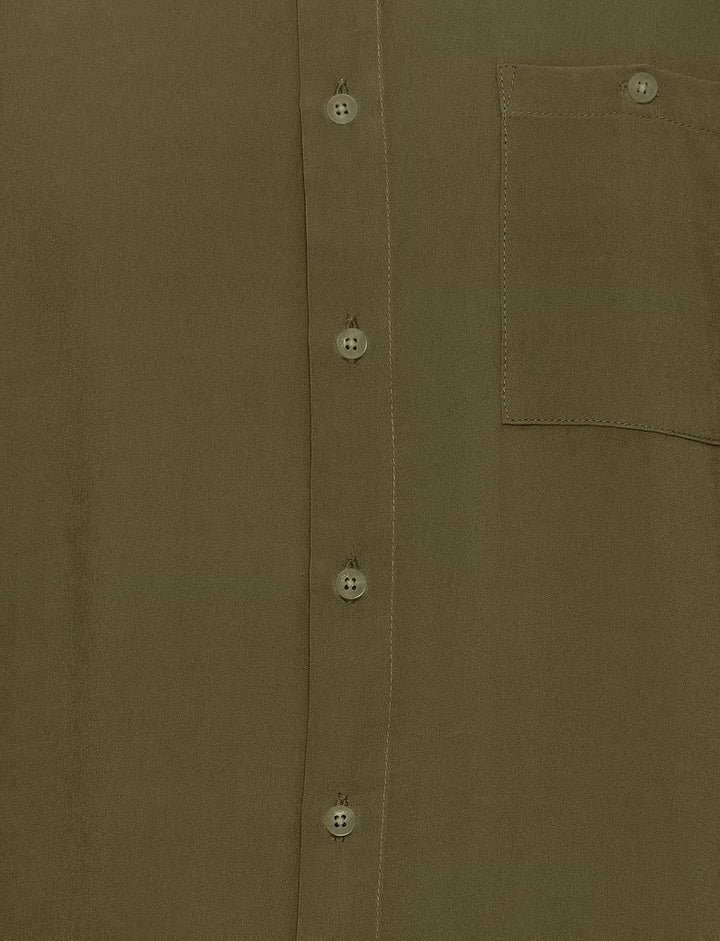 BHELLIOT SHIRT "OLIVE NIGHT"
