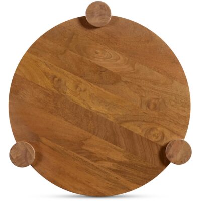 OLSEN ACCENT TABLE "VINTAGE BROWN"