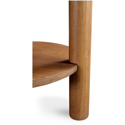 OLSEN ACCENT TABLE "VINTAGE BROWN"