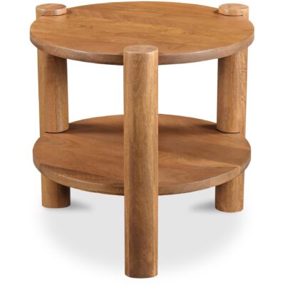OLSEN ACCENT TABLE "VINTAGE BROWN"