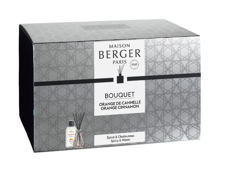 PYRAMID REED DIFFUSER SET "ORANGE CINNAMON"