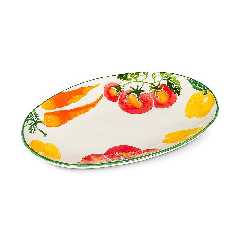 VEGGIES MEDIUM OVAL PLATTER 8.5X12''L