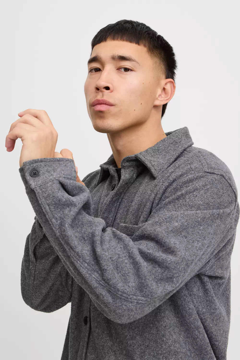 OVERSHIRT CHARCOAL MIX