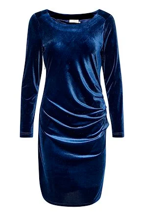 KAKELLY DRESS - MIDNIGHT MARINE