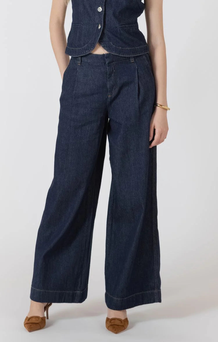 LIGHTWEIGHT DENIM PANTS "TOTAL ECLIPSE"