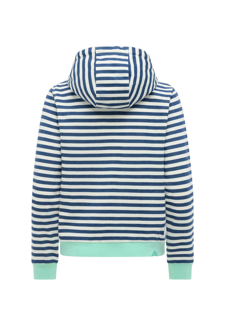 PARYA STRIPES SWEATSHIRT "NAVY"