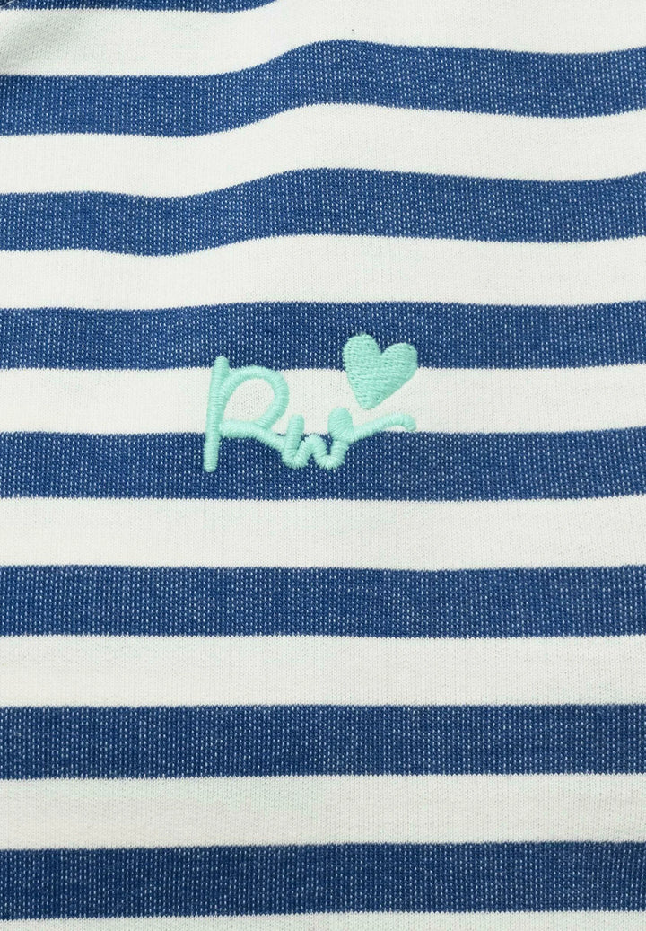 PARYA STRIPES SWEATSHIRT "NAVY"