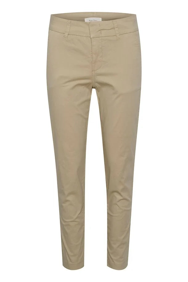 SOFFYSPW TROUSERS "White Pepper"