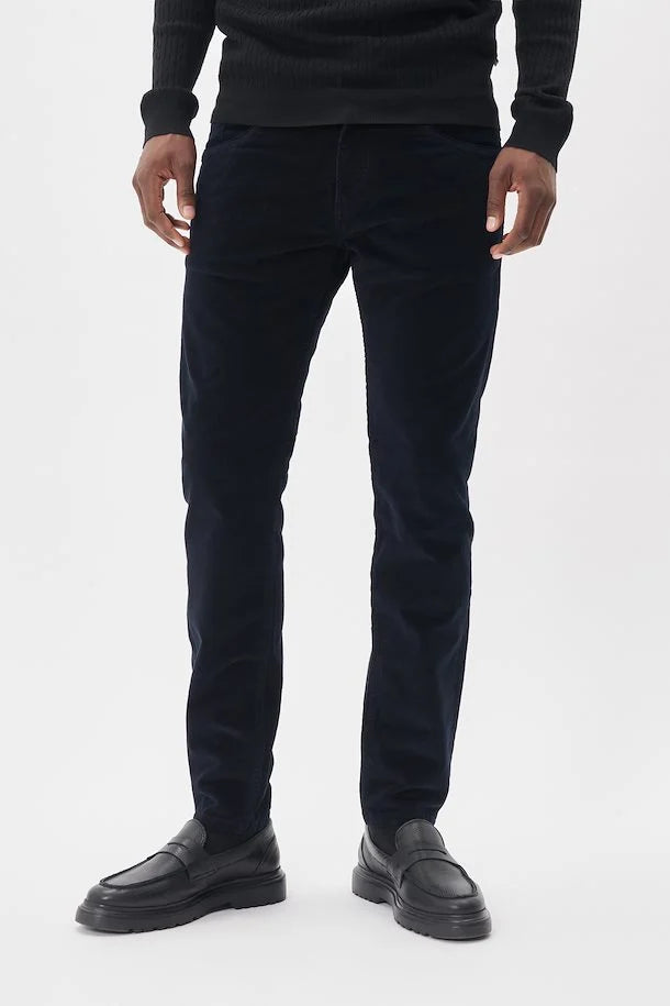 MAPETE CORDUROY TROUSERS "DARK NAVY"