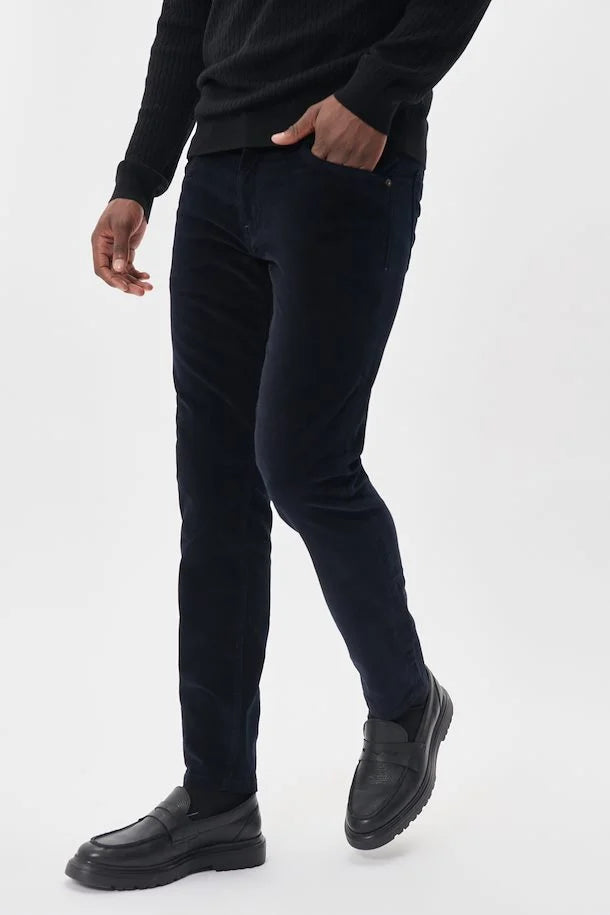 MAPETE CORDUROY TROUSERS "DARK NAVY"