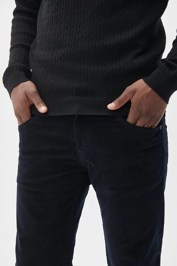 MAPETE CORDUROY TROUSERS "DARK NAVY"