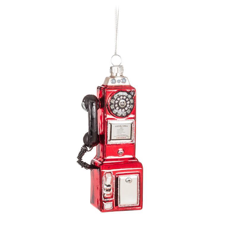 WALL TELEPHONE ORNAMENT - 4''H