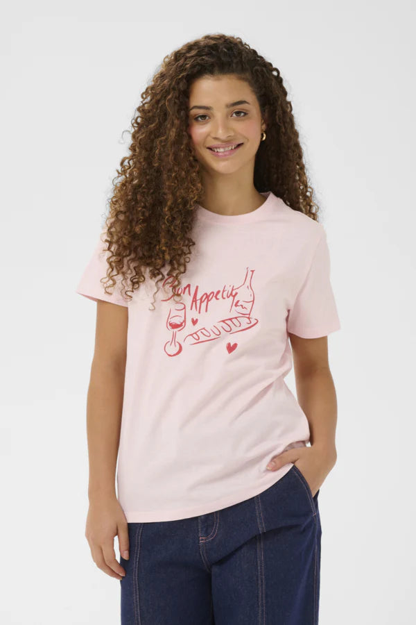PEMILIOSZ T-SHIRT "BARELY PINK"