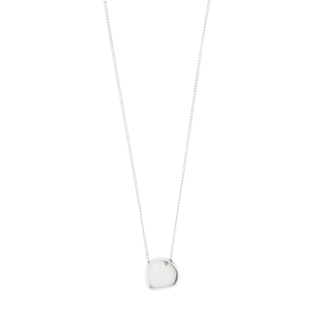 COLLIER PIÈCE PRÉSENCE PLAQUÉ ARGENT