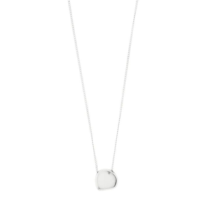 COLLIER PIÈCE PRÉSENCE PLAQUÉ ARGENT