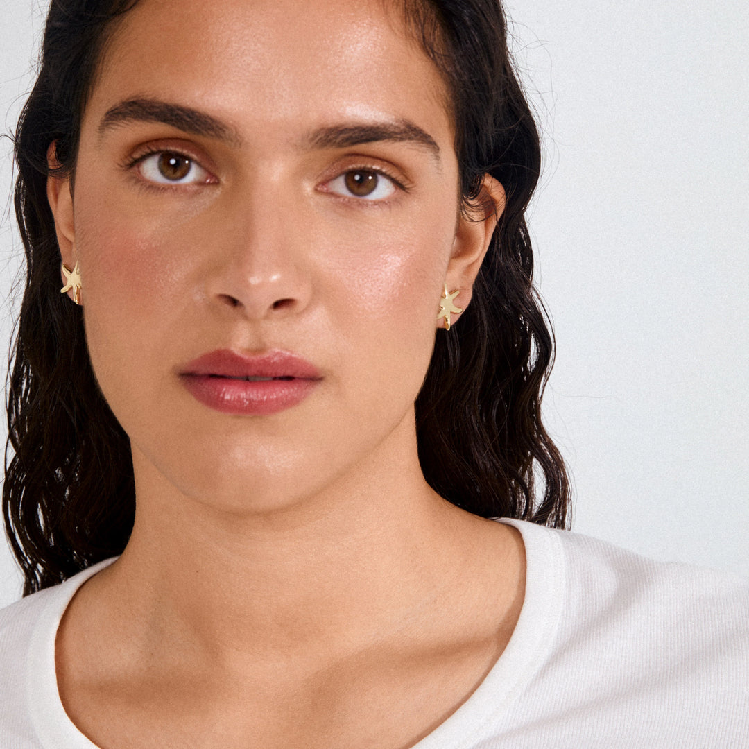 PRISM EARRINGS "GOLD PLATED"