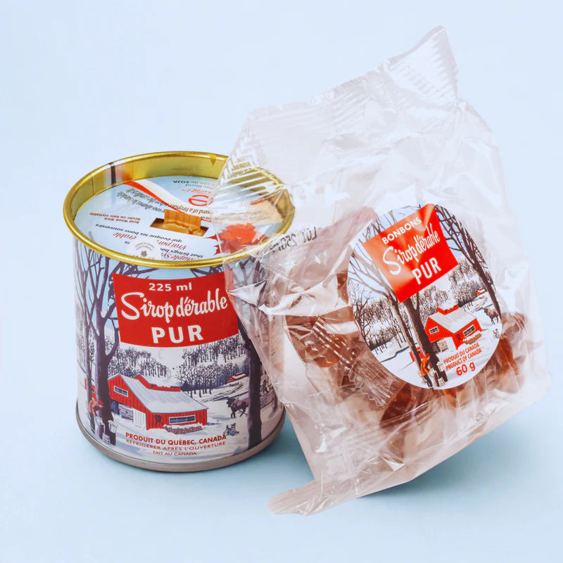 MINI MAPLE SYRUP CANDLE + CANDY GIFT SET