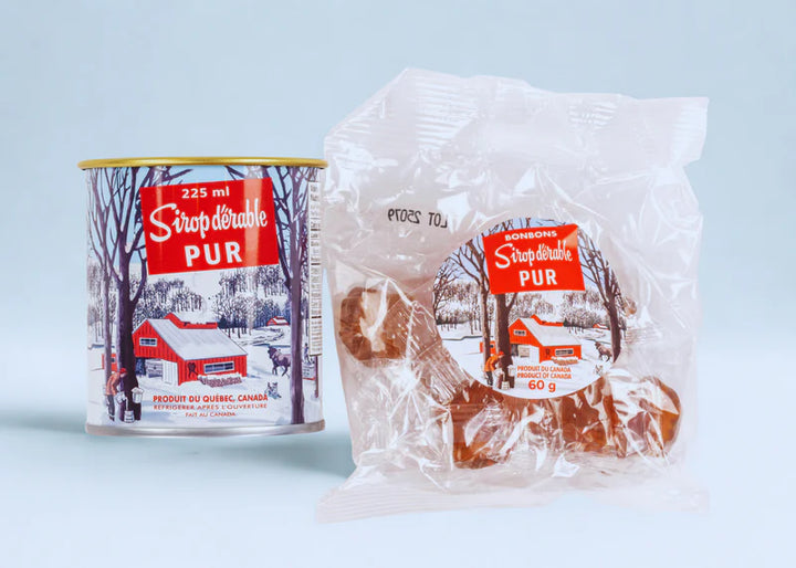 MINI MAPLE SYRUP CANDLE + CANDY GIFT SET