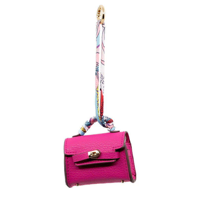 MINI PURSE CHARM IN PINK