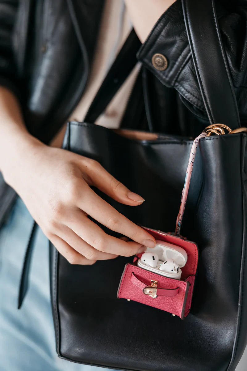 MINI PURSE CHARM IN PINK