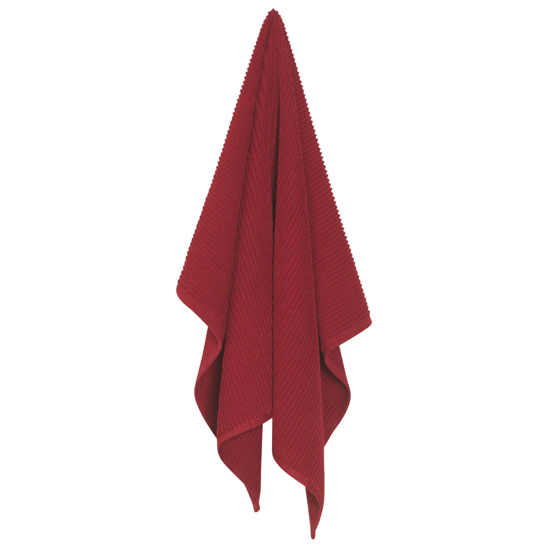 DANICA RIPPLE KITCHEN TOWEL CARMINE RED