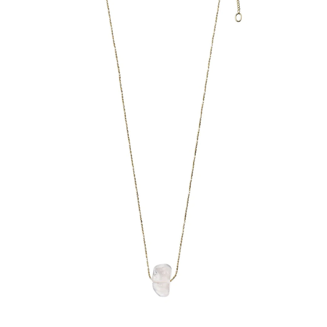 Crown Chakra Quartz Crystal Necklace